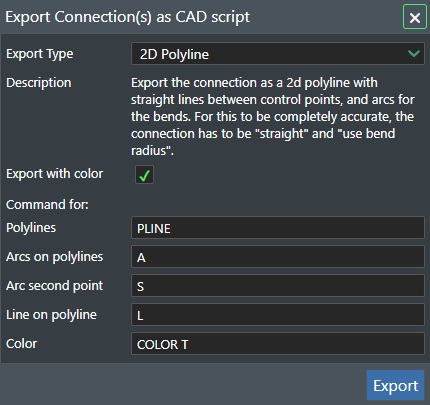 CAD Script Dialog